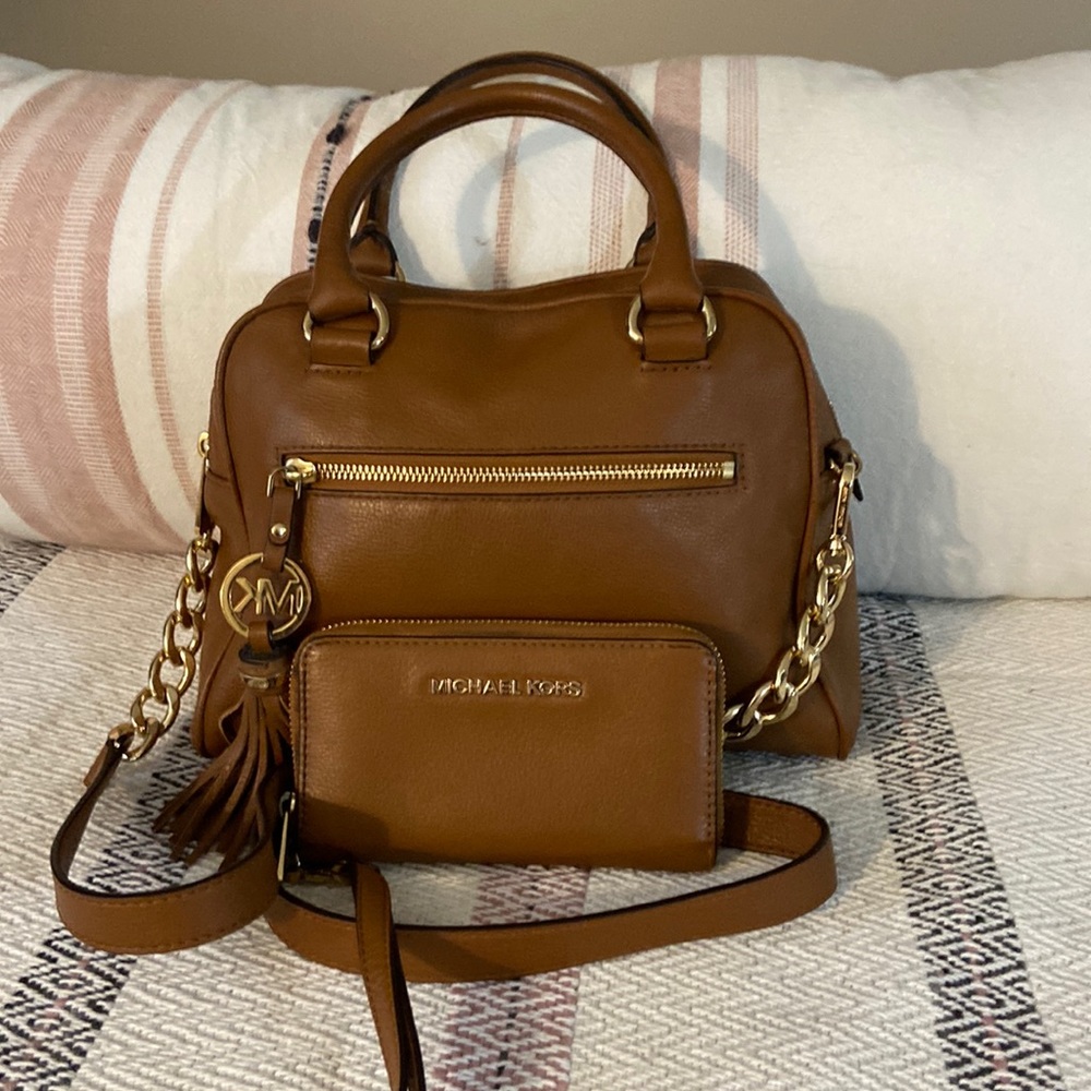 Michael Kors handbag and matching wallet